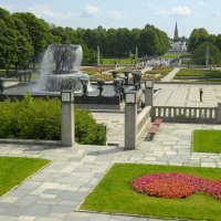 Tuinen van Vigeland in Oslo